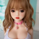 100cm / 3ft3 Big Breast Blode Small Sex Doll – Aisha