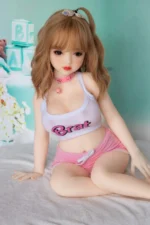 100cm / 3ft3 Big Breast Blode Small Sex Doll – Aisha - Image 8