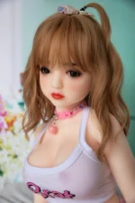 100cm / 3ft3 Big Breast Blode Small Sex Doll – Aisha - Image 9