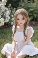 100cm / 3ft3 Blonde TPE Mini Sex Doll – Jessie - Image 2