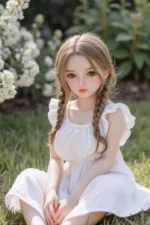 100cm / 3ft3 Blonde TPE Mini Sex Doll – Jessie - Image 11