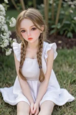 100cm / 3ft3 Blonde TPE Mini Sex Doll – Jessie - Image 4