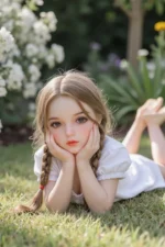 100cm / 3ft3 Blonde TPE Mini Sex Doll – Jessie - Image 7