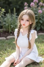 100cm / 3ft3 Blonde TPE Mini Sex Doll – Jessie - Image 10