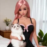 100cm 3ft3 Red Hair Mini Sex Doll – Tahlia