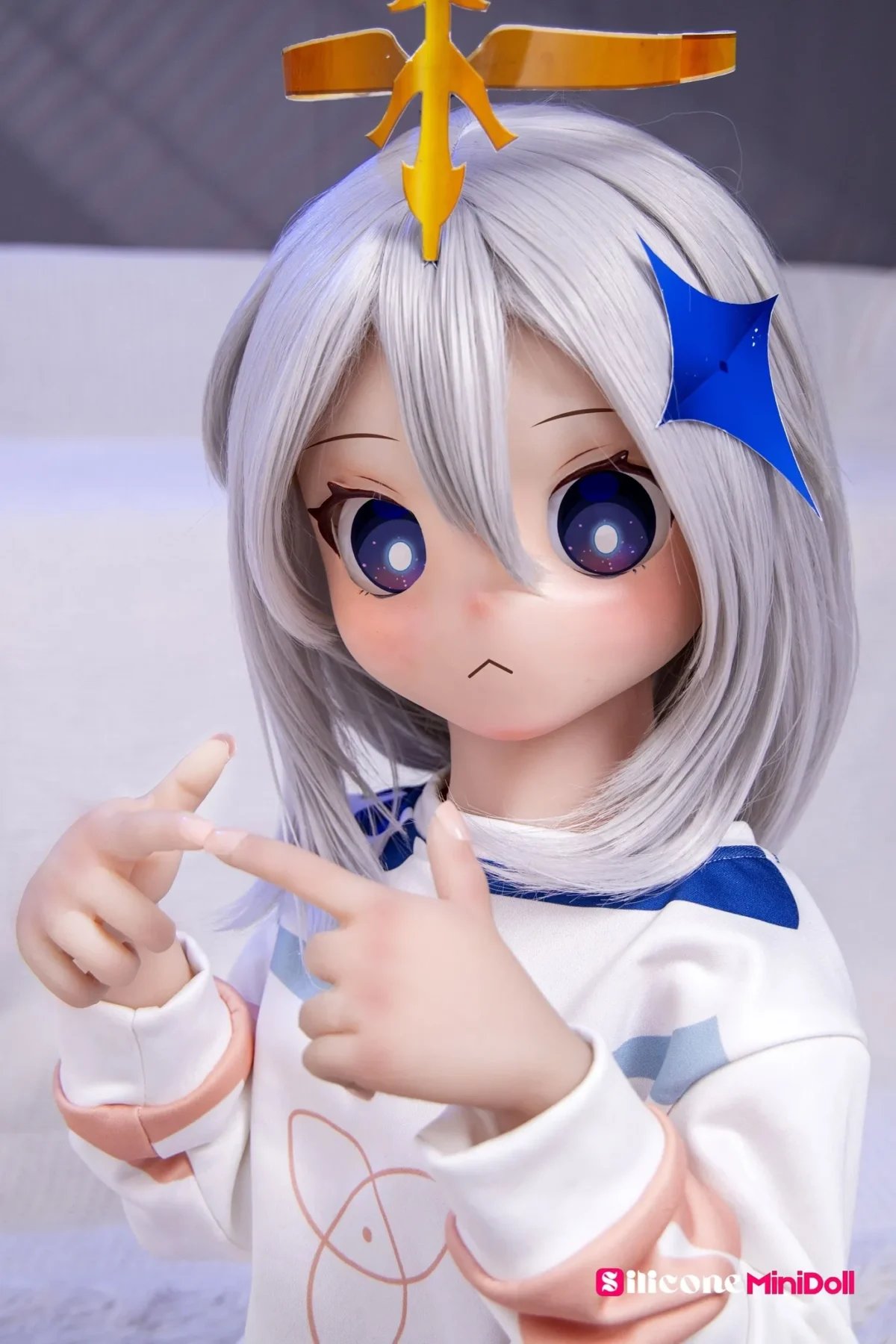 110cm 3ft7 Mini Anime Sex Doll With PVC Head – Naine