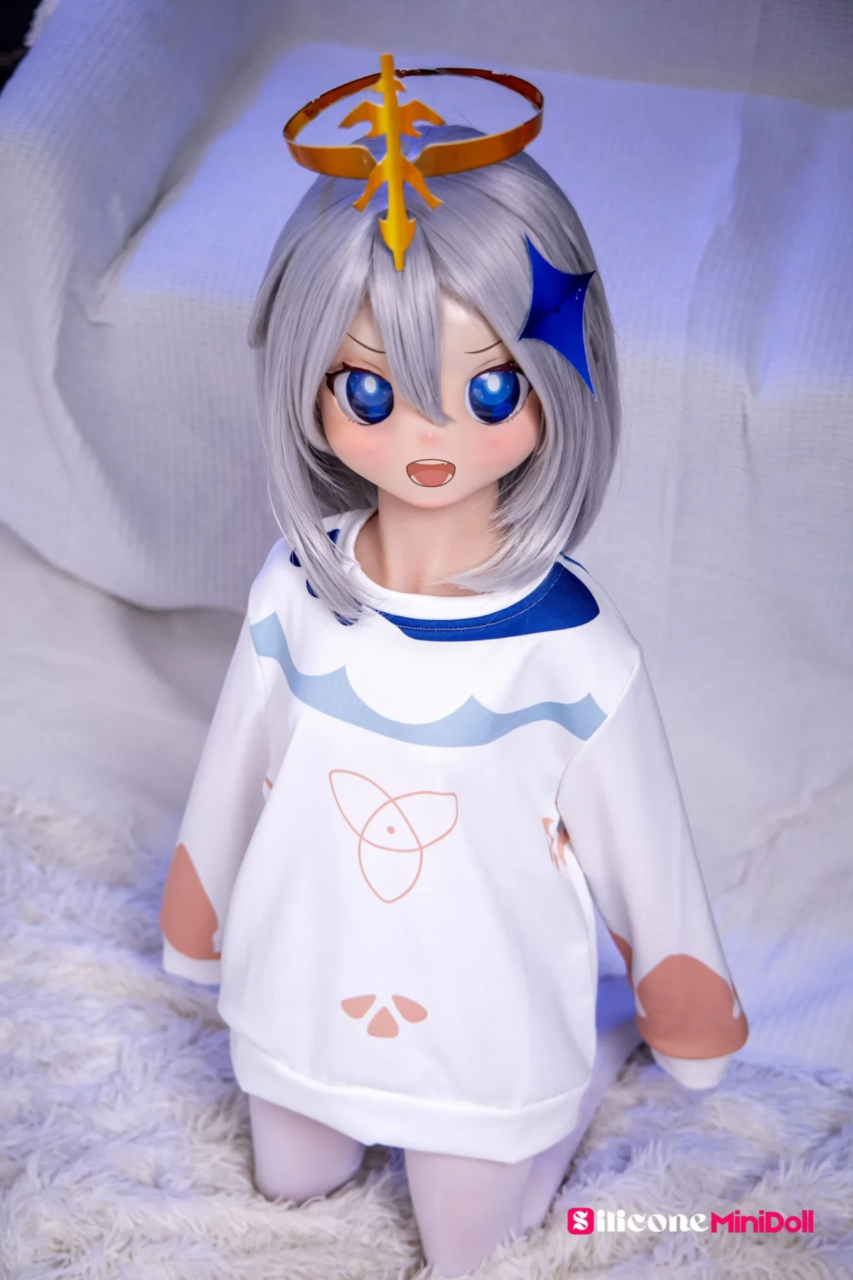 110cm 3ft7 Mini Anime Sex Doll With PVC Head – Naine
