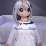 110cm 3ft7 Mini Anime Sex Doll With PVC Head – Naine