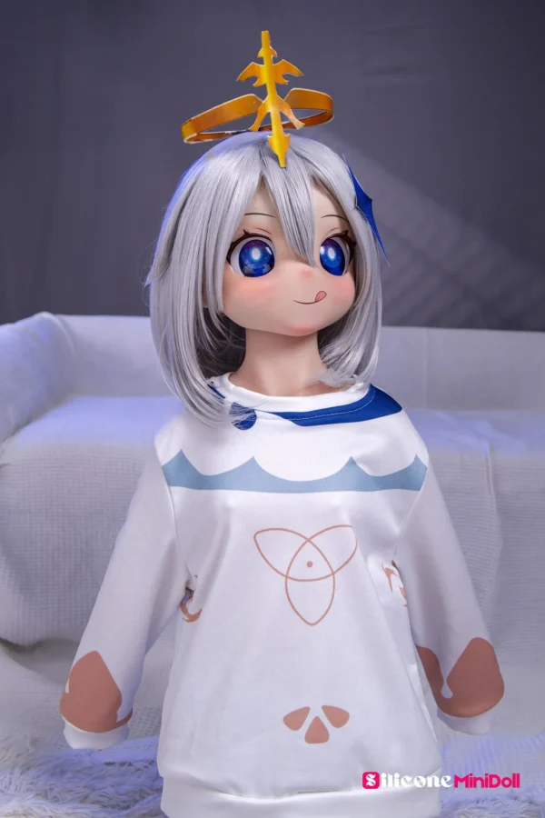 110cm 3ft7 Mini Anime Sex Doll With PVC Head – Naine