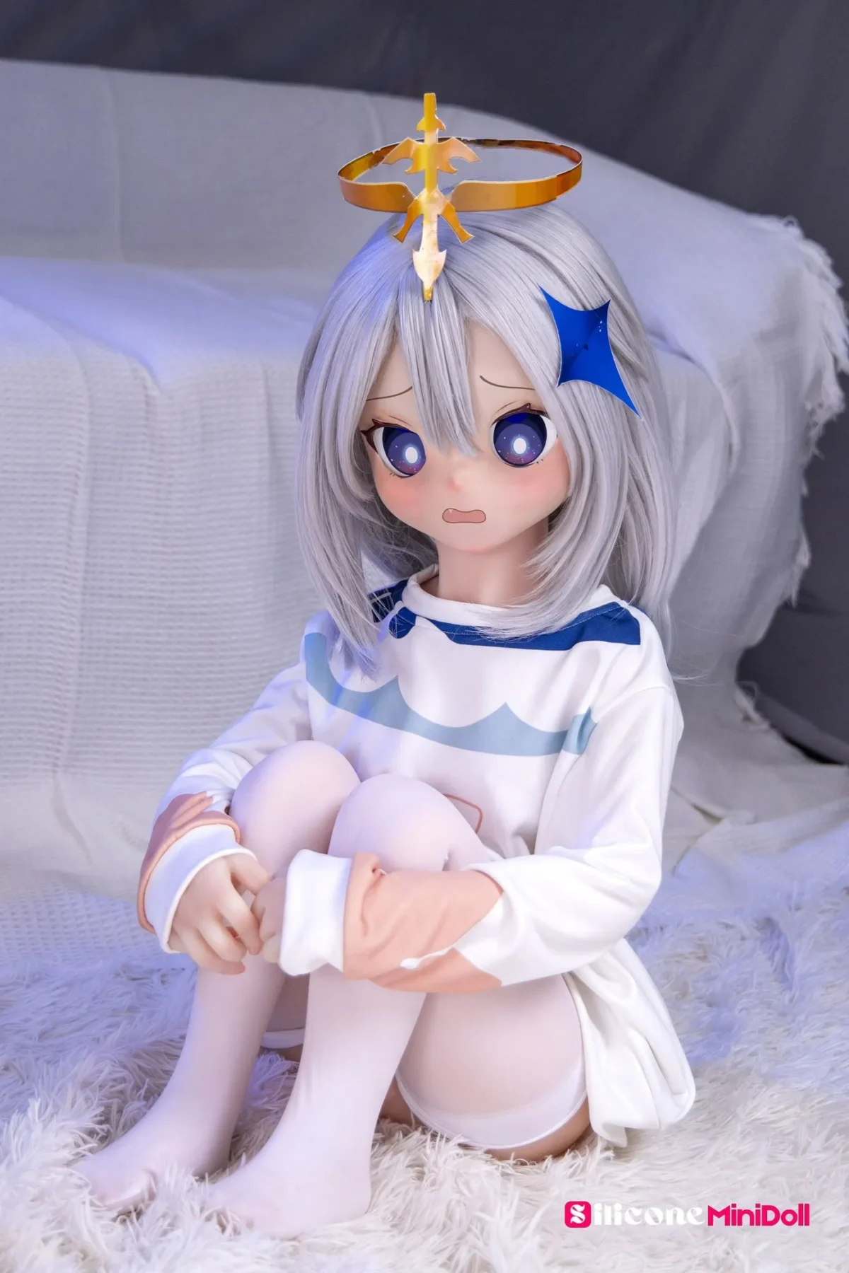 110cm 3ft7 Mini Anime Sex Doll With PVC Head – Naine