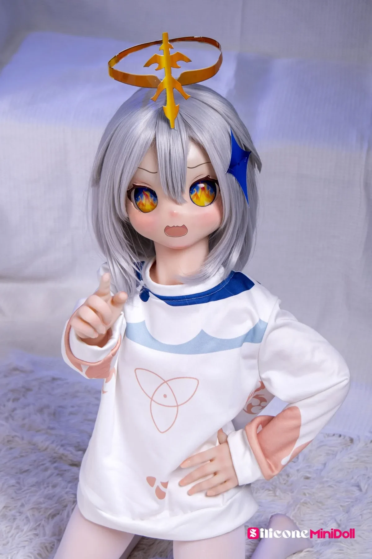 110cm 3ft7 Mini Anime Sex Doll With PVC Head – Naine