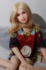 125cm 4ft1 Blonde TPE Mini Sex Doll – Edna