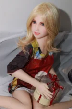 125cm 4ft1 Blonde TPE Mini Sex Doll – Edna