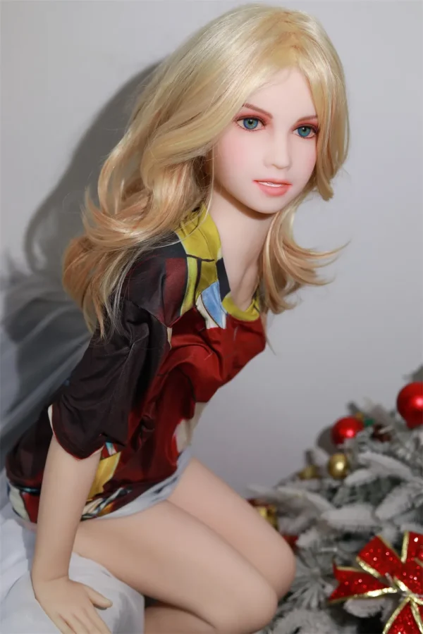 125cm 4ft1 Blonde TPE Mini Sex Doll – Edna