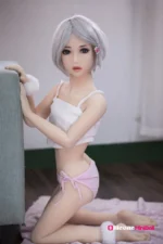 125cm 4ft1 Flat Chest Mini Sex Doll – Sung