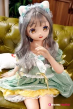 125cm 4ft1 Petite Anime Sex Doll with PVC Head – Akina