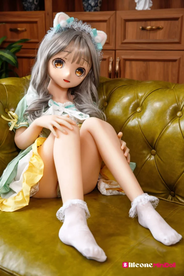 125cm 4ft1 Petite Anime Sex Doll with PVC Head – Akina