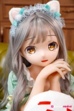 125cm 4ft1 Petite Anime Sex Doll with PVC Head – Akina