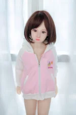 125cm / 4ft1 Short Hair Flat Chested Mini Sex Doll – Lavina - Image 13