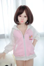 125cm / 4ft1 Short Hair Flat Chested Mini Sex Doll – Lavina - Image 7