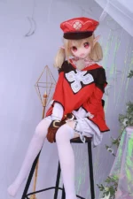 125cm / 4ft1 TPE Mini Anime Sex Doll with PVC Head – Klee - Image 14