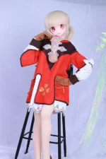 125cm / 4ft1 TPE Mini Anime Sex Doll with PVC Head – Klee - Image 8