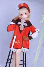 125cm / 4ft1 TPE Mini Anime Sex Doll with PVC Head – Klee - Image 9