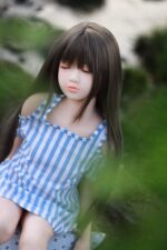 130cm / 4ft2 Flat Chested Eye-Closed Mini Sex Doll – Nita - Image 6