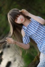 130cm / 4ft2 Flat Chested Eye-Closed Mini Sex Doll – Nita - Image 7