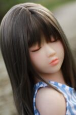 130cm / 4ft2 Flat Chested Eye-Closed Mini Sex Doll – Nita - Image 4