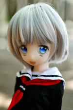 40cm 1ft3 Short Hair TPE Tiny Sex Doll – Monica