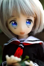 40cm 1ft3 Short Hair TPE Tiny Sex Doll – Monica