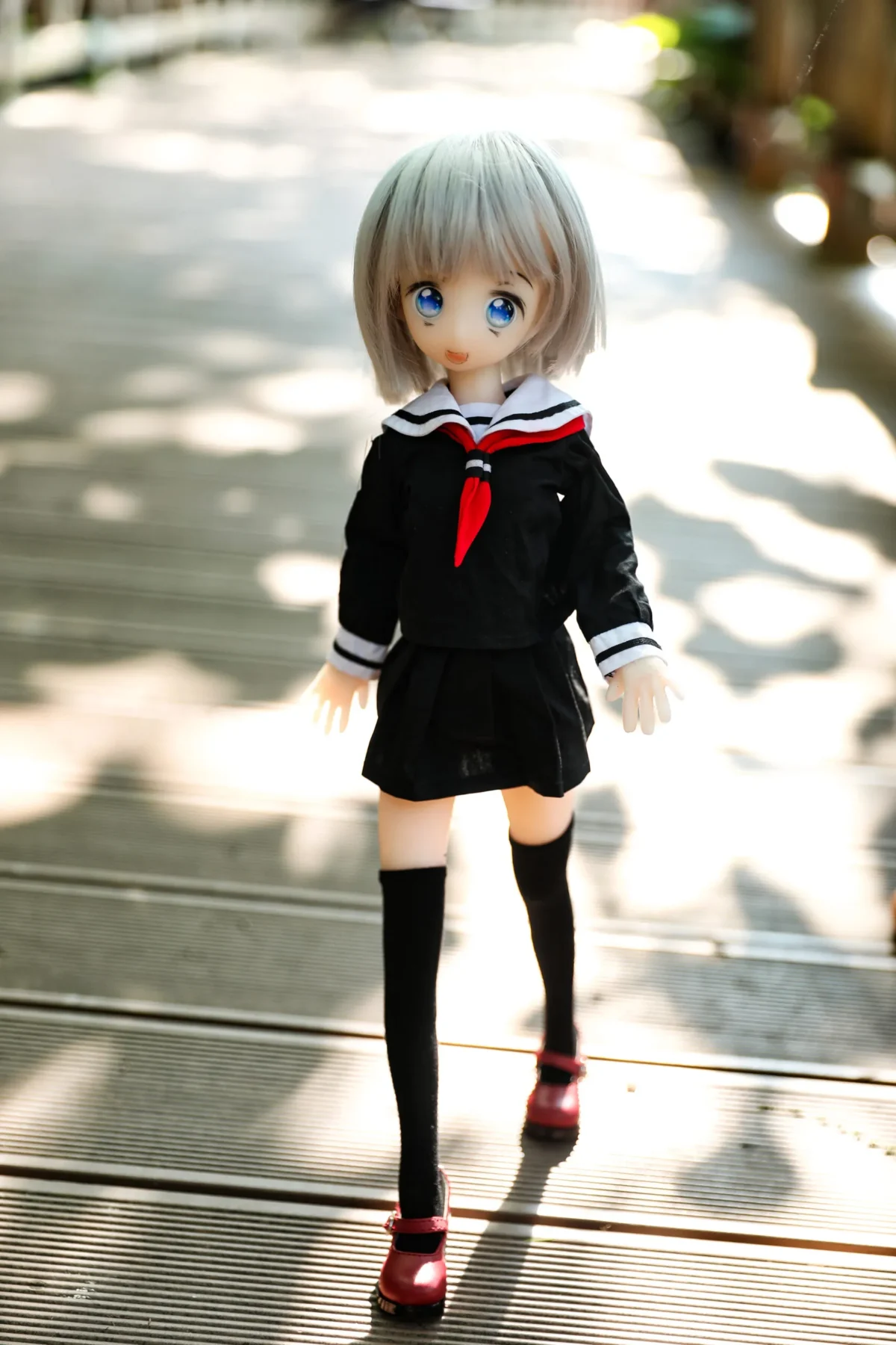 40cm 1ft3 Short Hair TPE Tiny Sex Doll – Monica