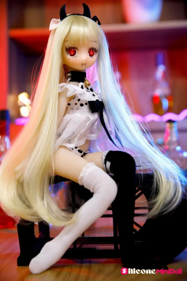 40cm 1ft3 Blonde Amine TPE Mini Sex Doll – Calista