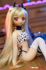 40cm 1ft3 Blonde Amine TPE Mini Sex Doll – Calista