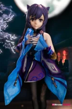 50cm 1ft7 Anime Tiny Sex Doll With BJD Head – Keqing