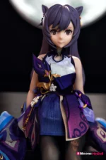 50cm 1ft7 Anime Tiny Sex Doll With BJD Head – Keqing