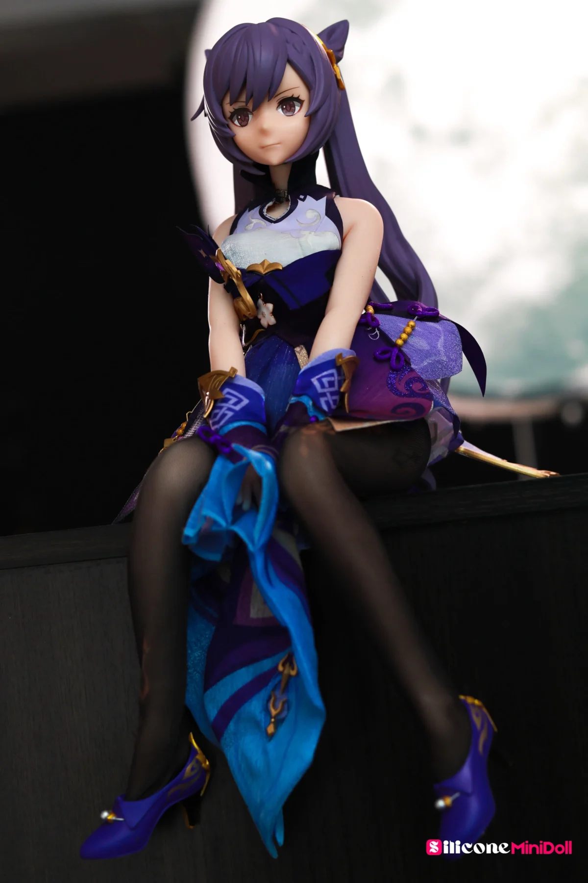 50cm 1ft7 Anime Tiny Sex Doll With BJD Head – Keqing
