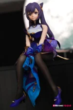 50cm 1ft7 Anime Tiny Sex Doll With BJD Head – Keqing