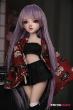 50cm 1ft7 Anime Tiny Sex Doll With PVC Head – Enid