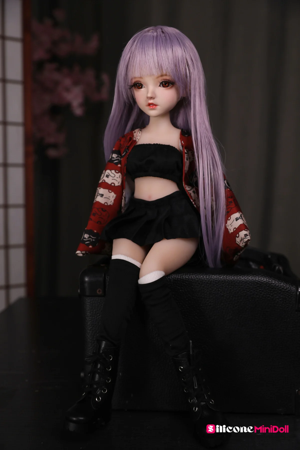 50cm 1ft7 Anime Tiny Sex Doll With PVC Head – Enid