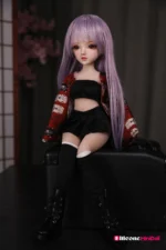 50cm 1ft7 Anime Tiny Sex Doll With PVC Head – Enid