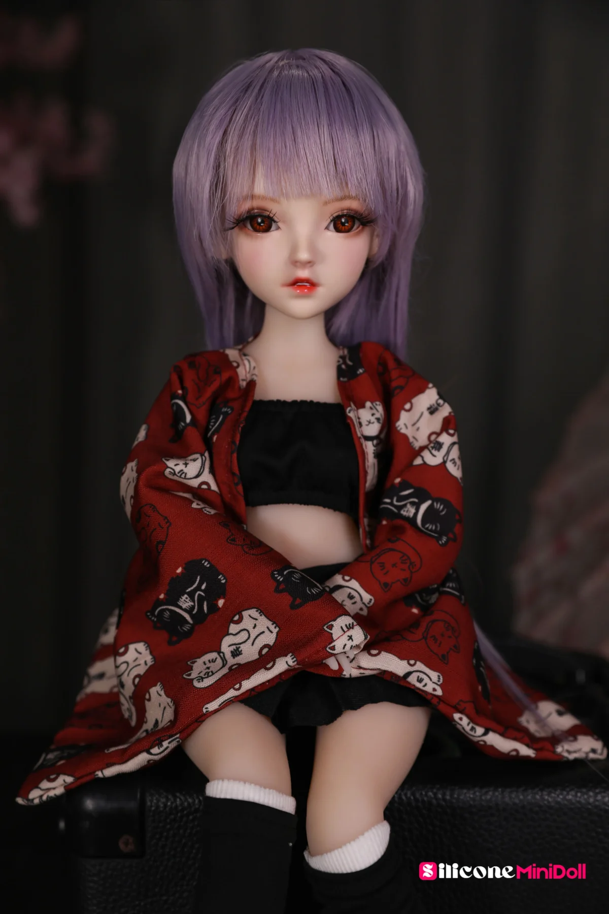 50cm 1ft7 Anime Tiny Sex Doll With PVC Head – Enid