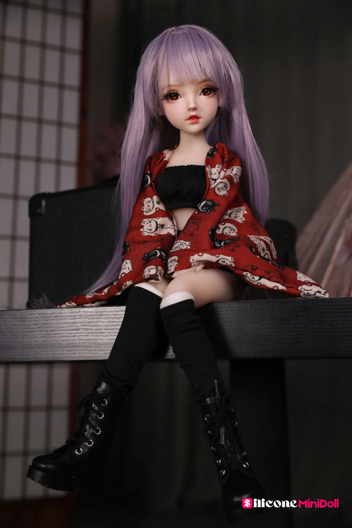50cm 1ft7 Anime Tiny Sex Doll With PVC Head – Enid