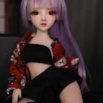 50cm 1ft7 Anime Tiny Sex Doll With PVC Head – Enid