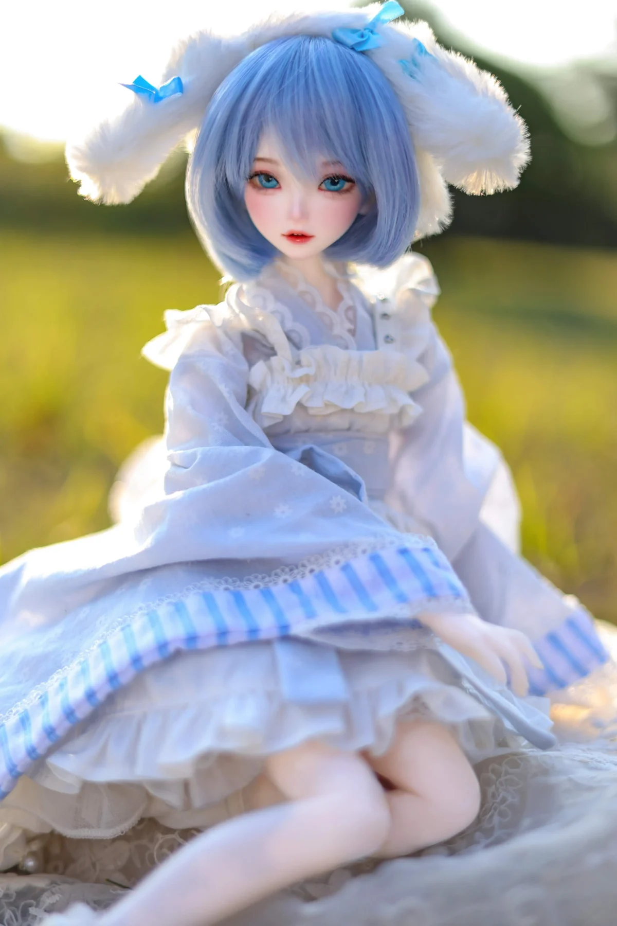 50cm 1ft7 Anmie Tiny Sex Doll with BJD Head – Alisha Murray