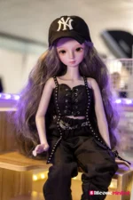 50cm 1ft7 Asian Tiny Sex Doll with PVC Head – Faith