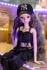 50cm / 1ft7 Asian Tiny Sex Doll with PVC Head – Faith - Image 7