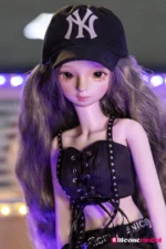 50cm / 1ft7 Asian Tiny Sex Doll with PVC Head – Faith