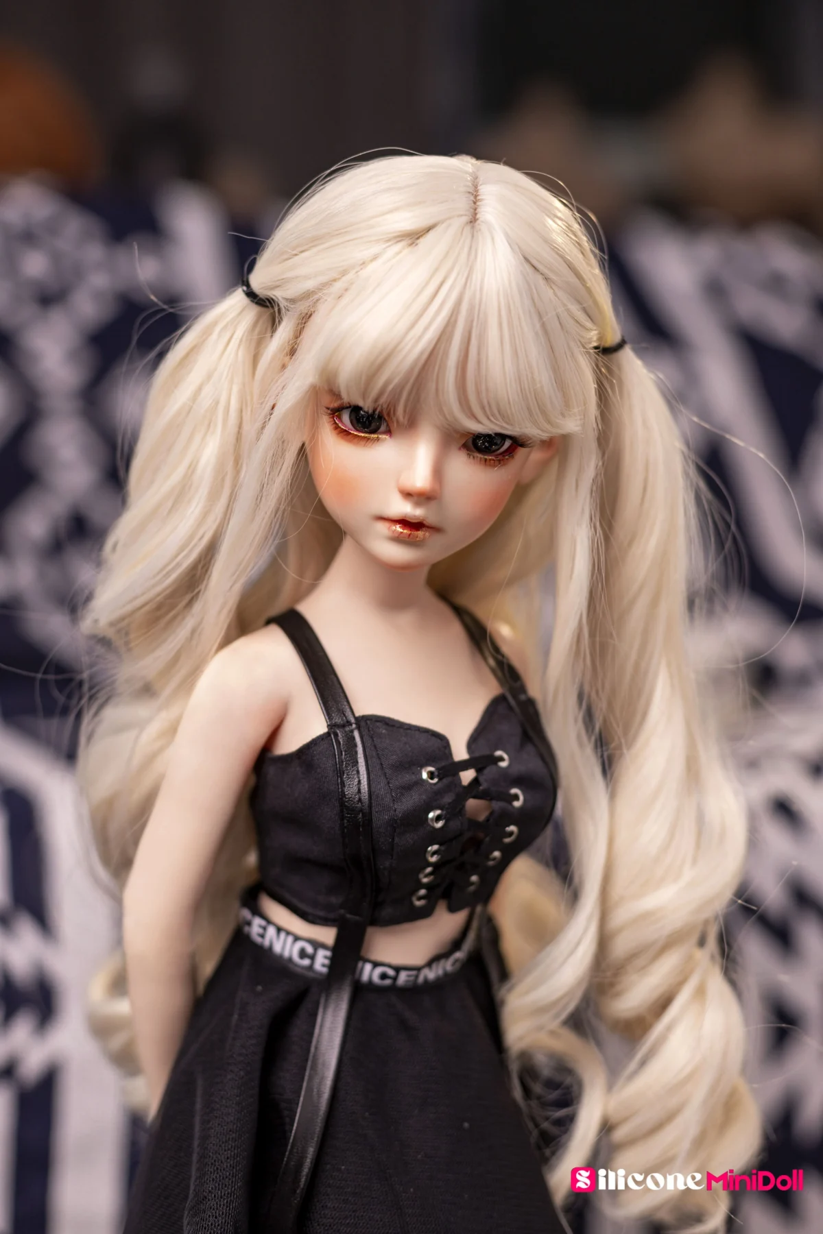 50cm 1ft7 Blonde Tiny Sex Doll With PVC Head – Aniyah